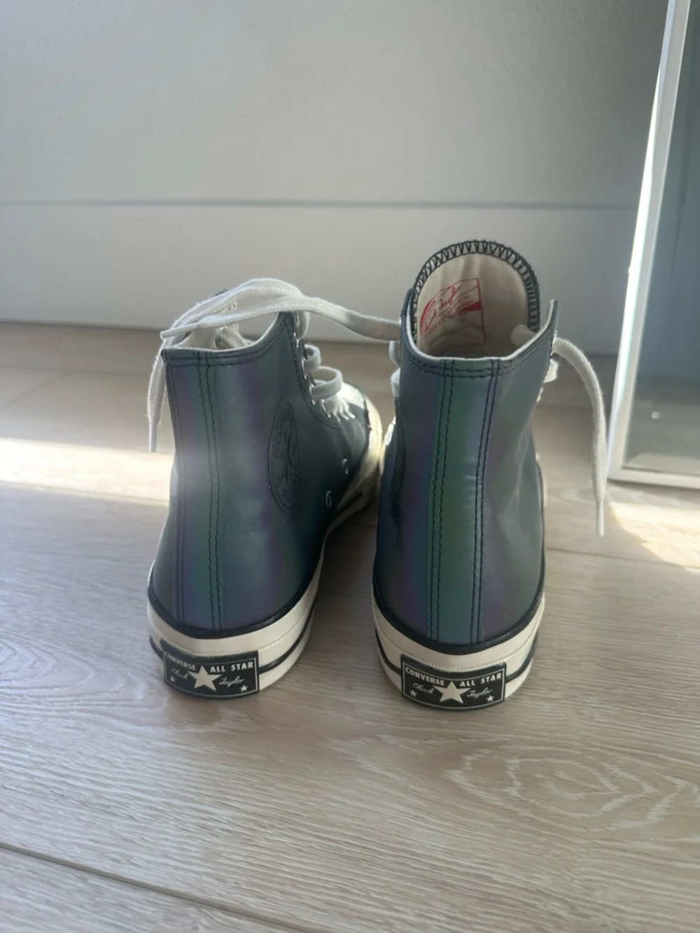 Converse High Top Sneakers - Iridescent Blue Green - Picture 5 of 7